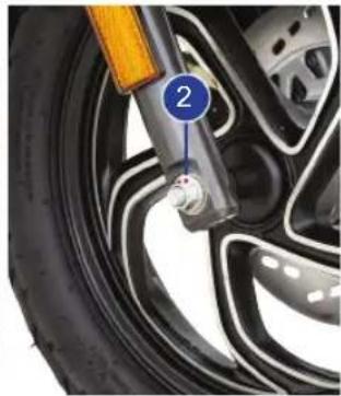 TVS Jupiter - FRONT WHEEL REMOVAL AND REASSEMBLY - 2