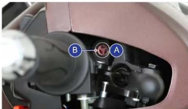 B A