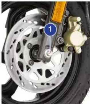 TVS Jupiter - FRONT WHEEL REMOVAL AND REASSEMBLY - 1