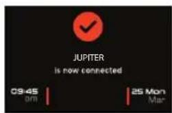 JUPITER is now connected 09-45 um 25 Mon Mar