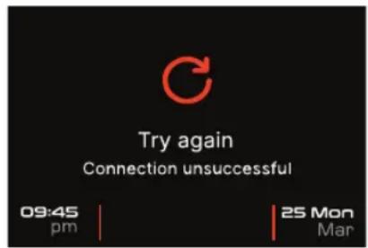 Try again Connection unsuccessful 09:45 pm | 25 Mon Mar
