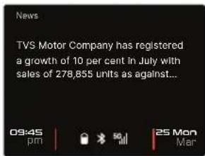 News TVS Motor Company has registered a growth of 10 per cent in July with sales of 278,855 units as against... 09:45 pm 25 Mon Mar