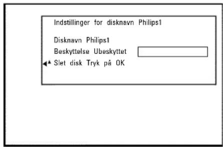 PHILIPS DVDR730 - Sletning af DVD+RW-diske - 1