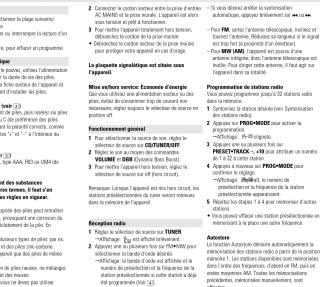 PHILIPS AZ3038 - ALIMENTATION - 1