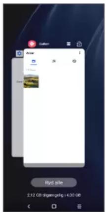 ALCATEL 3X - Se seneste brugte applikationer - 1