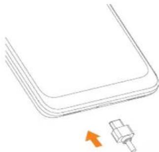 ALCATEL 3X - Opladning af batteriet - 1