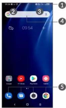 ALCATEL 3X - Startskærm - 1