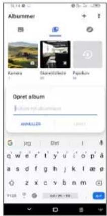 ALCATEL 3X - Administration af album - 1