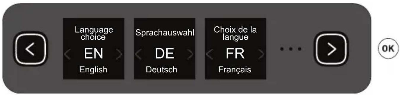 Language choice EN English Sprachauswahl DE Deutsch Choix de la langue FR Français ... OK