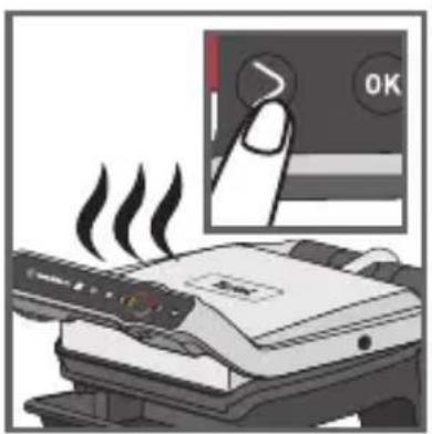 TEFAL OptiGrill Elite XL GC760D - Cooking in automatic mode - 14