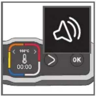 < 160°C > 00:00 OK