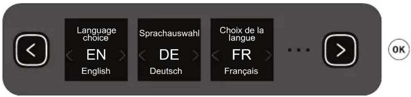 Language choice EN English Sprachauswahl DE Deutsch Choix de la langue FR Français ... OK