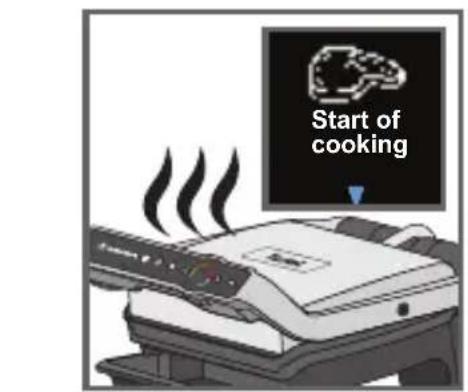 Start of cooking