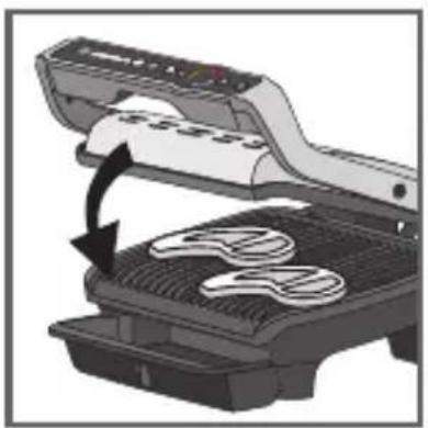 TEFAL OptiGrill Elite XL GC760D - Cooking in automatic mode - 10