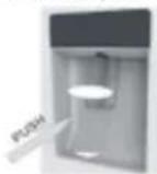 HOOVER HFGD 6182 WB - WATER DISPENSER (Only on some models) - 1