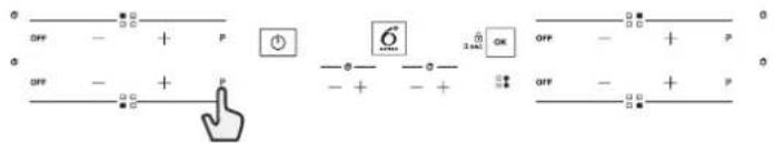 OFF - + P OFF - + P ① - + - + 3A21 OK OFF - + P OFF - + P