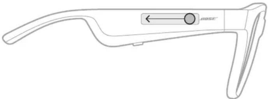 BOSE Frames Tenor - Reducer lydstyrken - 1