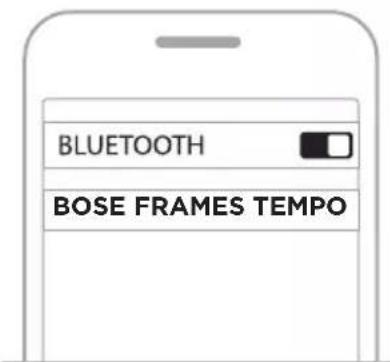 BOSE Frames Tempo - CONNECT USING THE BLUETOOTH MENU ON YOUR MOBILEDEVICE - 2