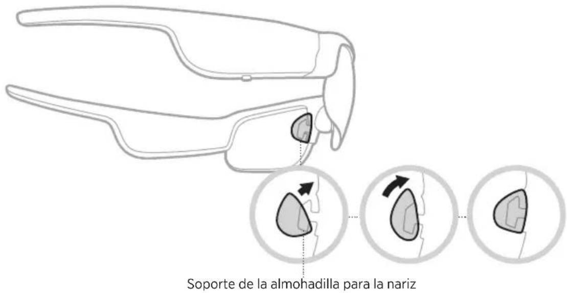 Soporte de la almohadilla para la nariz