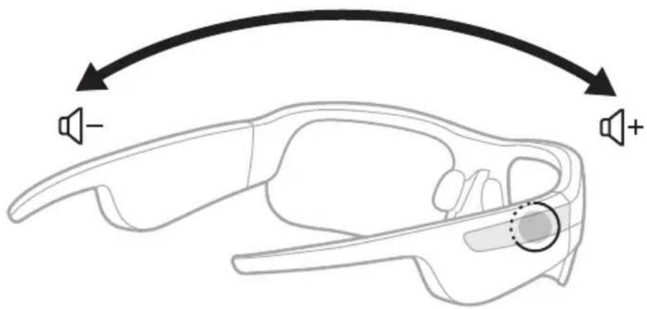 BOSE Frames Tempo - Adjust volume - 1