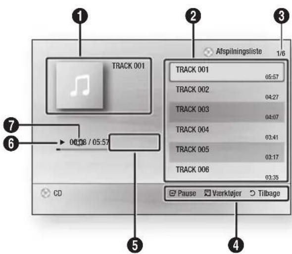 SAMSUNG BD-C8500 - Skærmelementer for lyd-CD (CD-DA)/MP3 - 1