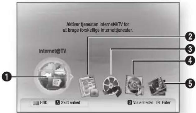 SAMSUNG BD-C8500 - Indstilling af menuen - 1