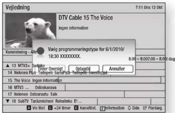 SAMSUNG BD-C8500 - Brug af vejledningsknappen - 1