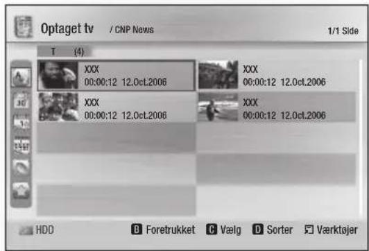SAMSUNG BD-C8500 - Afspilning af den optagede titel - 1