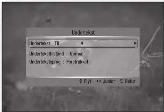 SAMSUNG BD-C8500 - Valg af undertekstsprog - 1