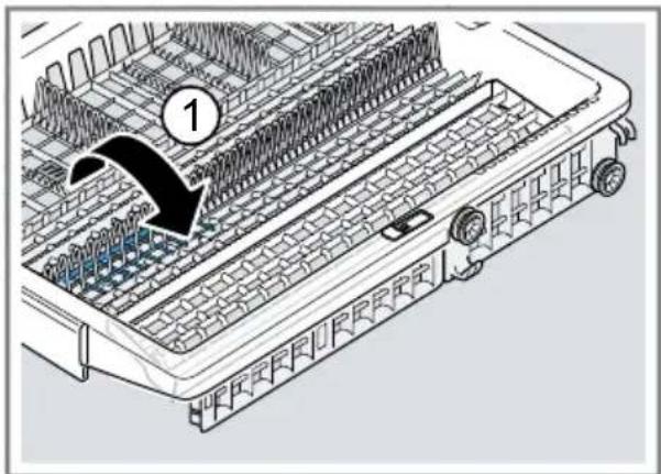 SIEMENS SR65ZX11ME - Ændring af bestikskuffen - 2