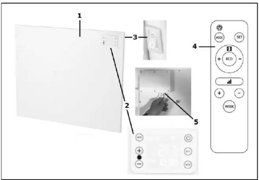 Eurom Mon Soleil DSP 650 Wifi - Beschreibung - 1