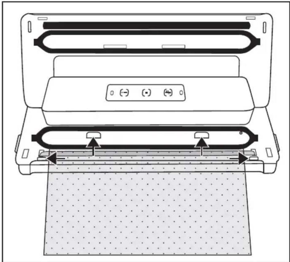 Diagram of a printer's internal structure showing top, front, and side views with no text or symbols