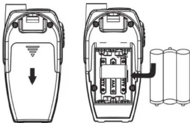 SILVERCREST SFG 8000 B1 - Vkládání dobíjitelných/klasických baterií - 1