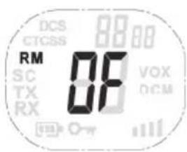 DCS CTCSS 88.00 RM SC TX RX 88 VOX OCM