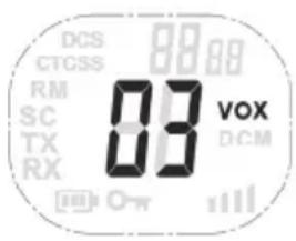 SILVERCREST SFG 8000 B1 - Funkce pro hlasem aktivovaný prěnos (VOX) - 1