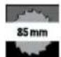 PARKSIDE PTS 500 A1 - Diamantzaagblad (symbolen) - 7