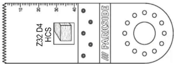 PARKSIDE PDMFW 15 A1 - Anvendelse: - 1