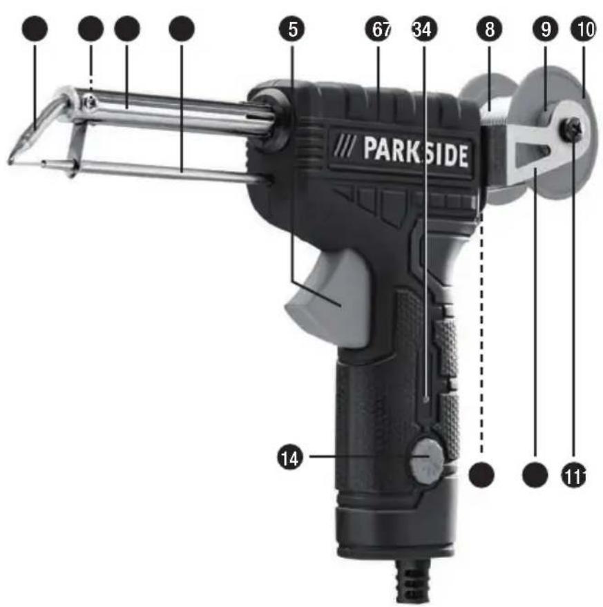 5 67 34 8 9 10 PARKSIDE 14 11