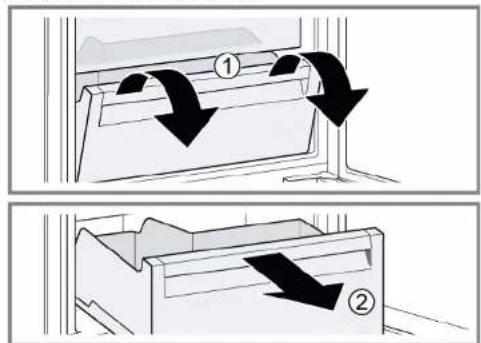 SIEMENS KI22LADD0 - Demontering av Cool-Fresh-beholder - 1