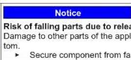 SIEMENS KI42LADF0 - Replacing flat hinge - 10