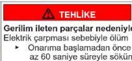 SIEMENS KI82FSDE0 - İkaz bilgilerinin yapısı - 4
