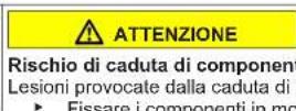 Profilo BD3056WFAN - Sostituzione della cerniera superiore della porta (porta con display) - 8