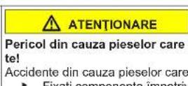 Profilo BD3056WFAN - Înlocuirea balamalei de sus a uşii - 6