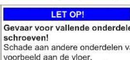Profilo BD3056WFAN - Middelste deurscharnier vervangen - 10