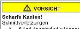 Profilo BD3056WFAN - Austauschen des mittleren Türscharniers - 4