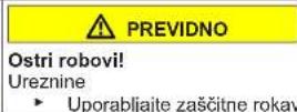 Profilo BD3056WFAN - Zamenjava zgornjega tečaja vrat - 4