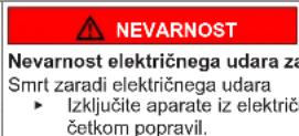 Profilo BD3056WFAN - Struktura opozoril - 4