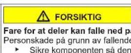 Profilo BD3056WFAN - Utskiftning av nedre dørhengsel - 8