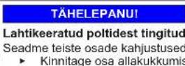 Profilo BD3056WFAN - Keskmise uksehinge vahetamine - 10