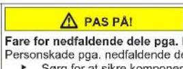 Profilo BD3056IFAN - Udskiftning af det øverste dørhængsel (dør med display) - 6